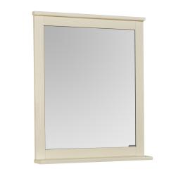 Зеркало Акватон Леон 65, 65х80 см, без подсветки, прямоугольное, цвет рамы: дуб бежевый, для ванны, навесное/подвесное/настенное