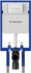 Инсталляция Allen Brau Pneumatic Pro 2.0 для унитаза, без кнопки, со скрытым смывным бачком (бак), размеры рамы 500х236х1120 мм 
