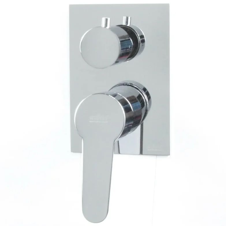 Смеситель для душа Webert Sax Evolution однорычажный, скрытого монтажа, керамический, настенный, без излива/шланга/лейки, латунь белый