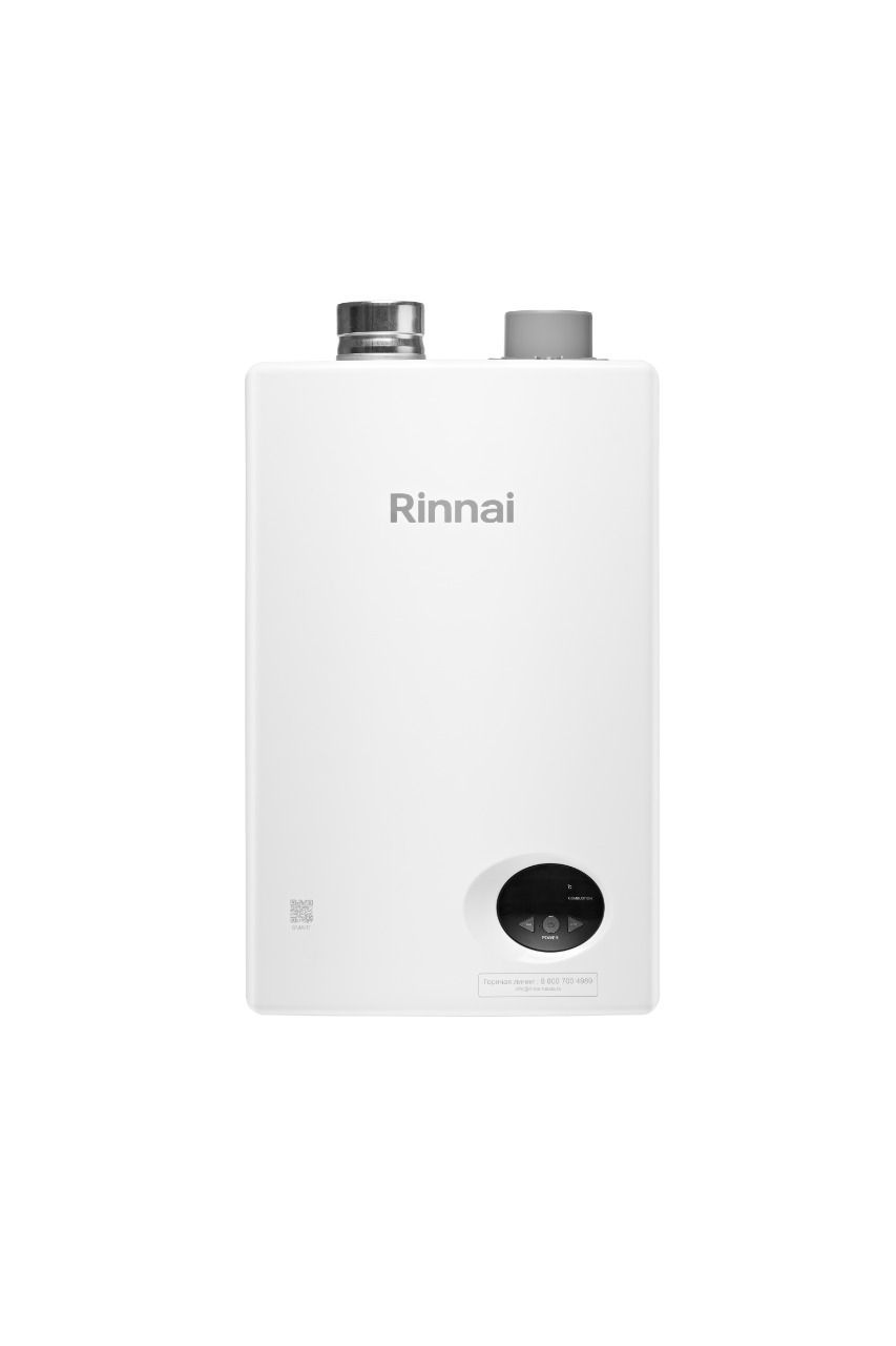 Газовая колонка RINNAI BR-W24, 50,5 кВт, 24 л/мин, 535х340х247 мм (водонагреватель газовый) настенный, вертикальный, проточный