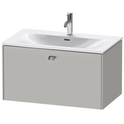 Тумба под раковину для консоли/столешницы Duravit Brioso 92х48х44,2 см, подвесная, ДСП, цвет: серо-коричневый, 1 выдвижной ящик, прямоугольная