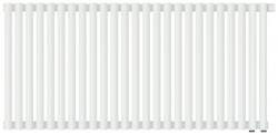Радиатор отопления Сунержа Эстет-11 EU50 500х1125 25 секций, цвет матовый белый, нижнее подключение, нержавеющая сталь, трубчатый
