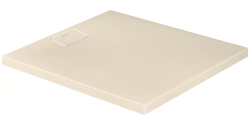 Душевой поддон Duravit Stonetto 100х90х5, минеральное литье DuraSolid, цвет: песочный, антискольжение, (без установочного комплекта, без экрана, без слива), прямоугольный