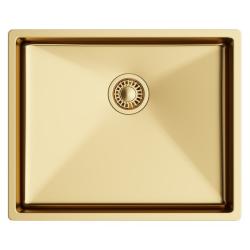 Мойка 440х540 см TopZero серия TNL/Color X, цвет золото, универсальная, из нержавеющей стали, глянцевая, прямоугольная, отверстие под смеситель, слив-перелив, для кухни Мойка 440х540 см TopZero серия TNL/Color X, цвет золото, универсальная, из нержавеющей стали, глянцевая, прямоугольная, отверстие под смеситель, слив-перелив, для кухни