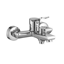 Смеситель для ванны/душа Olives Avia однорычажный, керамический картридж, настенный, излив неповоротный 160 мм, латунь, цвет хром