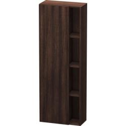 Пенал Duravit DuraStyle, 50x24x140 см, подвесной, (левый), с дверцей, с закрытыми/открытыми полками, цвет: каштан темный, в ванную комнату