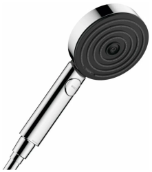Лейка душевая Hansgrohe Pulsify Select S 3jet Relaxation, настенная, круглая, с 3 режимами, регулируемая, хромированная/пластмассовая, цвет хром, ручная, для душа/ванной