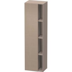 Пенал Duravit DuraStyle, 50x36x180 см, подвесной, (левый), с дверцей, с закрытыми/открытыми полками, цвет: лен/базальт, в ванную комнату