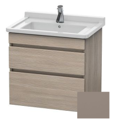Тумба/шкафчик для консоли/столешницы Duravit DuraStyle под раковину 60х54,8х51,2 см, подвесная, ДСП, цвет: сосна серебристая/базальт, 2 выдвижных ящика, прямоугольная