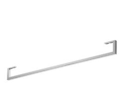 Полотенцедержатель DURAVIT Vero для раковины, одинарный, на раковину, неповоротный, 95.5 см, металлический, форма квадратная, для полотенец, в ванную/туалет, цвет хром, для умывальника