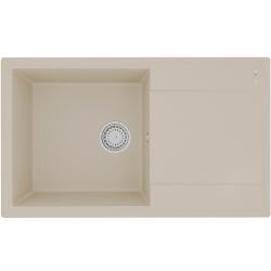 Мойка кухонная Lemark IMANDRA 840, 50х84х19,7 см, врезная, кварцгранит, прямоугольная, цвет бежевый, без отверстия под смеситель, с крылом, оборачиваемая, слив-перелив, врезная в столещницу, для кухни Мойка кухонная Lemark IMANDRA 840, 50х84х19,7 см, врезная, кварцгранит, прямоугольная, цвет бежевый, без отверстия под смеситель, с крылом, оборачиваемая, слив-перелив, врезная в столещницу, для кухни