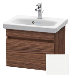 Тумба/шкафчик для консоли/столешницы Duravit DuraStyle под раковину 60х47,8х51,2 см, подвесная, ДСП, цвет: орех темный/белый матовый, 1 выдвижной ящик, прямоугольная