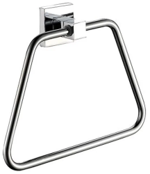 Полотенцедержатель Haiba, настенный, форма кольцо, металлический, для полотенец в ванную/туалет/душевую кабину, цвет хром