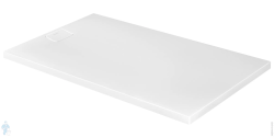 Душевой поддон Duravit Stonetto 160х100х5 см, минеральное литье DuraSolid, цвет: белый, антискольжение, (без установочного комплекта, без экрана, без слива), прямоугольный