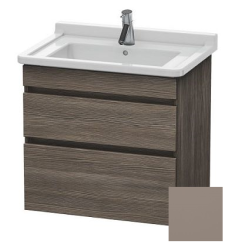 Тумба/шкафчик для консоли/столешницы Duravit DuraStyle под раковину 50х54,8х51,2 см, подвесная, ДСП, цвет: сосна терра/базальт, 2 выдвижных ящика, прямоугольная