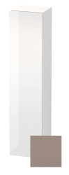 Пенал Duravit DuraStyle, 40x36x140 см, подвесной, (правый), с дверцей, с полкой, со стеклянными полками, цвет: белый глянец/базальт, в ванную комнату
