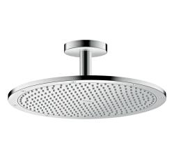 Верхний душ AXOR ShowerSolutions 350 1jet, с потолочным подсоединением, потолочный монтаж, круглый, с 1 режимом, размер 35 см, металлический, цвет: хром, для душа/ванной