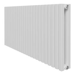 Радиатор Royal Thermo Shift Q30 C2050 стальной 2 трубчатый, 24 секции, боковое подключение, для отопления квартиры, дома, водяные, мощность 2448 Вт, настенный, цвет белый RAL9016
