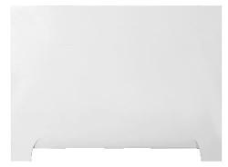 Панель боковая Эстет Честер 73,5 см, для ванны, ABS-пластик, цвет: белый матовый, (экран для ванны) прямоугольный, торцевая панель, универсальная