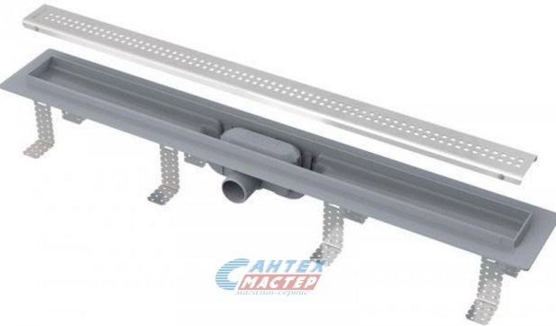 Водоотводящий желоб (трап) Bozic с порогами с перфорированной решеткой L= 850