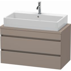 Тумба под раковину для консоли/столешницы Duravit DuraStyle 90х47,8х51,2 см, подвесная, ДСП, цвет: базальт, 2 выдвижных ящика, прямоугольная