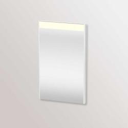 Зеркало Duravit Brioso, 42х70х3,5 см с LED/ЛЕД-подсветкой, прямоугольное, подвесное/настенное, цвет рамы: белый глянец, настенный выключатель, для ванной