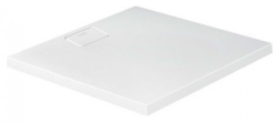 Душевой поддон Duravit Stonetto 90х90х5, минеральное литье DuraSolid, цвет: белый, антискольжение, (без установочного комплекта, без экрана, без слива), квадратный