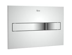Кнопка смыва Roca Duplo One PL-2 цвет хром, размер 250 х 160 х 10 мм, клавиша управления для сливного бачка, инсталляции, два режима слива, механическая, панель