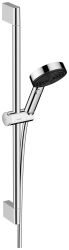 Душевой набор 650 Hansgrohe Pulsify Select S 105 3jet Relaxation, комплект: ручной душ/ползунок/душевая штанга/шланг для душа, пластик, цвет хром, наружного монтажа