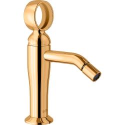 Смеситель для биде Webert Opera, для унитаза/биде, однорычажный, неповоротный, длина 125 мм, латунь, цвет золото
