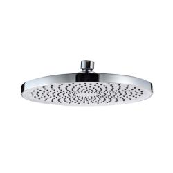 Верхний душ IDDIS Optima Home круглый, 254х254х73 мм хром с серым, ABS-пластик, тропический душ, для душа/ванной
