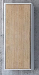 Пенал Cezares Bellagio, 40х25х100 см, подвесной, (правый/левый/универсальный), 1 распашная дверь/реверсивная, цвет дуб табак, в ванную комнату