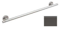 Полотенцедержатель Сунержа КАНЬОН одинарный, длина 600 мм, нержавеющая сталь, цвет черный хром, настенный