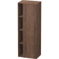 Пенал Duravit DuraStyle, 50x36x140 см, подвесной, (правый), с дверцей, с закрытыми/открытыми полками, цвет: орех темный, в ванную комнату