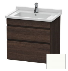 Тумба/шкафчик для консоли/столешницы Duravit DuraStyle под раковину 40х54,8х51,2 см, подвесная, ДСП, цвет: каштан темный/белый матовый, 2 выдвижных ящика, прямоугольная