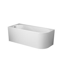 Ванна Am.Pm X-Joy 170x70 см акриловая, цвет белая, (без гидромассажа, рамы, сифона, фронтальной панели) асимметричная, левосторонняя