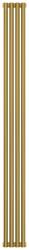 Радиатор отопления Сунержа Эстет-0 1800х180 4 секции, цвет золото, универсальное подключение, нержавеющая сталь, трубчатый