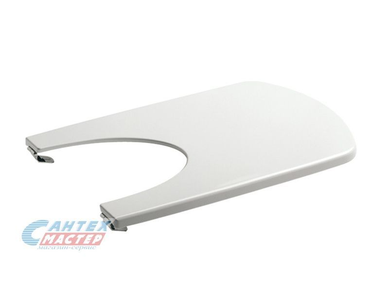 Крышка для биде Roca Dama Senso дюропласт, белая, размер 35,5x57 петли нерж, 806510004 (Рока) 