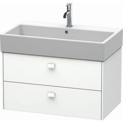 Тумба/шкафчик для консоли/столешницы Duravit Brioso под раковину 82х55х44,2 см, подвесная, ДСП, цвет: белый матовый, 2 выдвижных ящика, прямоугольная