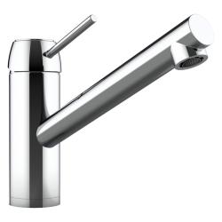 Смеситель для кухни/мойки TopZero, цвет хром, однорычажный, с высоким/низким изливом, высота излива 127 см, из латуни