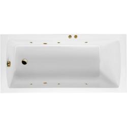 Ванна Excellent Aquaria SOFT, 160х70 см, акриловая, цвет- белый/бронза, (с гидромассажем), с каркасом, прямоугольная, правосторонняя/левосторонняя, правая/левая, универсальная, приставная/встраиваемая