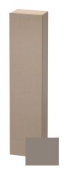 Пенал Duravit DuraStyle, 40x24x180 см, подвесной, (правый), с дверцей, с полкой, со стеклянными полками, цвет: лен/базальт, в ванную комнату
