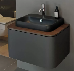 Duravit Happy d.2. Duravit Happy d.2 Plus раковина. Duravit Happy 2 раковина антрацит. Duravit Happy d.2 Plus тумба подвесная.