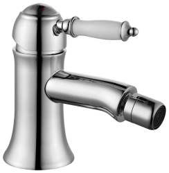 Смеситель для биде Lemark Villa, для унитаза/биде, однорычажный, неповоротный, длина 115 мм, латунь, цвет хром