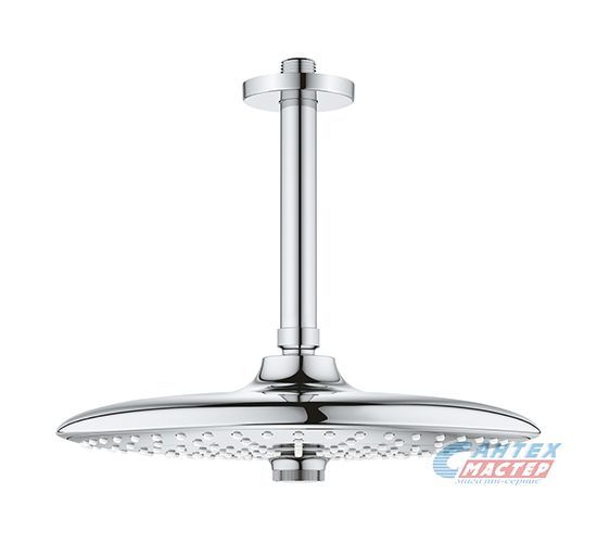 Верхний душ Grohe Euphoria 260 SmartControl с потолочным душевым кронштейном хром 26460000