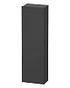 Пенал Duravit DuraStyle, 40x24x140 см, подвесной, (правый), с дверцей, с полкой, со стеклянными полками, цвет: графит, в ванную комнату