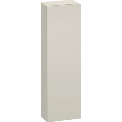 Пенал Duravit DuraStyle, 40x24x140 см, подвесной, (левый), с дверцей, с полкой, со стеклянными полками, цвет: серо-коричневый/белый матовый, в ванную комнату