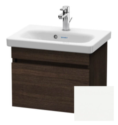 Тумба/шкафчик для консоли/столешницы Duravit DuraStyle под раковину 40х47,8х51,2 см, подвесная, ДСП, цвет: каштан темный/белый матовый, 1 выдвижной ящик, прямоугольная