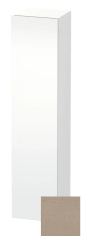 Пенал Duravit DuraStyle, 40x36x140 см, подвесной, (правый), с дверцей, с полкой, со стеклянными полками, цвет: лен/белый матовый, в ванную комнату
