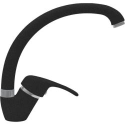 Смеситель для кухни Florentina Омега, однорычажный, поворотный, керамический, с высоким С-образным изливом, высота излива 24,2 см, латунь, цвет черный